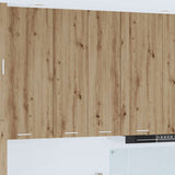 Hanging Cabinet Artisan Oak 60 x 31 x 100 cm Engineered Wood 884361