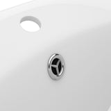 Luxury Basin Overflow Oval Matt White 58.5x39 cm Ceramic 146932