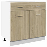 Drawer Bottom Cabinet Lyon Sonoma Oak 80x46x81.5 cm Engineered Wood 849615