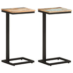 ZNTS Side Tables 2 pcs 31.5x24.5x64.5 cm Solid Reclaimed Wood 321972