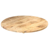 Table Top Solid Mango Wood Round 25-27 mm 50 cm 286005