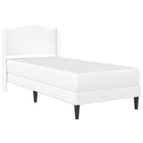 Bed Frame with Headboard White 90 x 190 cm Faux Leather 3415270