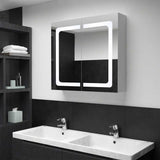 LED Bathroom Mirror Cabinet 80x12.2x68 cm 325545