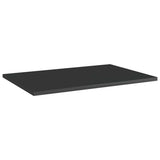 Bookshelf Boards 8 pcs High Gloss Black 60x40x1.5 cm Engineered Wood 805263