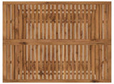 Garden Coffee Table Solid Acacia Wood Height Adjustable Natural 901245