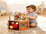 8 in 1 Wooden Activity Cube with Bead Maze, Shape Sorter, for Kids Boys Girls 18 Months T3398P422181