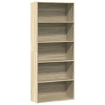 Book Cabinet Sonoma Oak 80x30x189 cm Engineered Wood 3314671