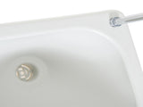 Portable Camping Sink with Running Water and Wastewater Tank, Hand Wash Basin with Rolling Wheels, T3398P348687