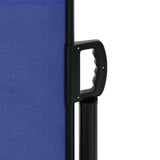 Retractable Side Awning Blue 160x600 cm 4004521