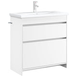 Bathroom Under Sink Cabinet White 78.5 x 37.5 x 81 cm 890736