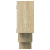 Wall Shelf Sonoma Oak 159x18x66 cm Engineered Wood 853301