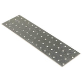 Perforated Plates 20 pcs 2 mm 300x80 mm Galvanised Steel 155542