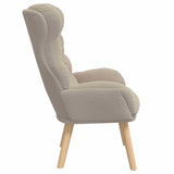 Armchair Light Grey 69 x 74 x 93 cm Sherpa Fabric 42001880