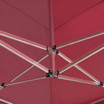 Professional Folding Party Tent Aluminium 6x3 m Wine Red 45504