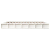 Bed Frame without Mattress White 140x200 cm Solid Wood 820677