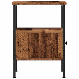 Bedside Cabinets 2 pcs Old Wood 34x36x50 cm Engineered Wood 857263