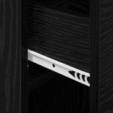 Bed Cabinet 2 pcs Black Oak 29 x 31.5 x 49 cm Engineered Wood 8001100