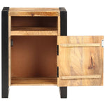 ZNTS Bedside Cabinet 40x35x55 cm Solid Mango Wood 321567