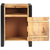 ZNTS Bedside Cabinet 40x35x55 cm Solid Mango Wood 321567