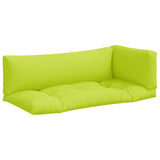 Pallet Cushions 3 pcs Bright Green Fabric 360955