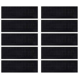 Stair Treads 10 pcs 25x75 cm Rubber 155639