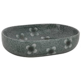 Countertop Basin Blue Oval 59x40x14 cm Ceramic 155105