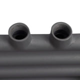 Grey Bathroom Central Heating Towel Rail Radiator Straight 480x480mm 141888