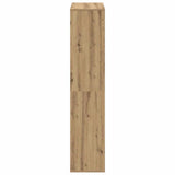 Room Divider Bookcase Artisan Oak 69.5x29x137.5 cm Engineered Wood 858029