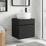 Wall-mounted Sink Vanity Black 49 x 44.5 x 66 cm 890613