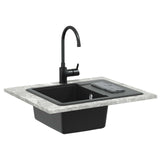 Sink Black 560 x 460 mm 80% Quartz and 20% Resin 42028412