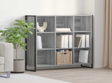 Book Cabinet Grey Sonoma 99.5 x 30 x 108.5 cm Engineered Wood 886525