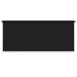 Outdoor Roller Blind 350x140 cm Black 312950
