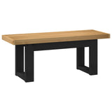 Dining Bench NOAIN 120 x 41 x 45 cm Solid Pine Wood Natural 42020929