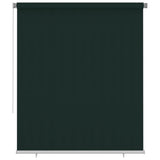 Outdoor Roller Blind 200x230 cm Dark Green HDPE 312829