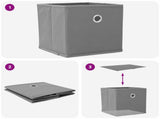 Bedside Table 2 pcs Concrete Grey 41 x 40 x 45 cm 8000427