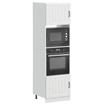 Oven Cabinets 2 pcs Lucca White Engineered Wood 3315041