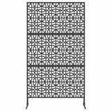 Privacy Screen Black 100 x 50 x 180 cm Steel 868570