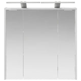Bathroom Mirror Cabinet White 63.5 x 16 x 62.5 cm 889159