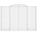 Arched Gabion Basket 300x50x200/220 cm Galvanised Iron 153520
