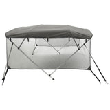 4-bow Bimini Top with Mesh Sidewalls 243xx137 cm 94861