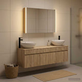 Bathroom Cabinet Set 4 pcs Sonoma Oak Engineered Wood 3406625
