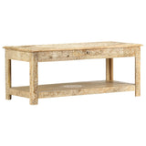 Coffee Table 110x50x45 cm Hand Painted Solid Mango Wood 286146