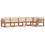 Outdoor Sofa Set 5 pcs Natural Solid Acacia Wood 3367577