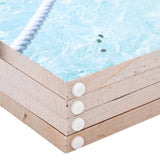 Folding Room Divider 160x170 cm Beach 240476