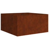 Planter 80x80x40 cm Corten Steel 824531
