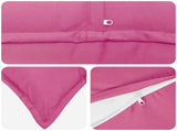 Cushion Cover 12 pcs HOUTEN Pink 40 x 80 cm Polyester 918309