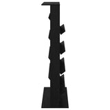 Magazine Rack Black Oak 70 x 41 x 156 cm Engineered Wood 899520