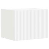 TV Cabinet Set Wall-mounted 5 pcs White Engineered Wood 3409087