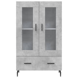 Highboard Concrete Grey 69.5x31x115 cm Engineered Wood 828320