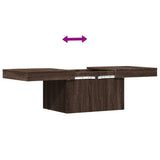 Coffee Table Brown Oak 100x55x40 cm Engineered Wood 840876